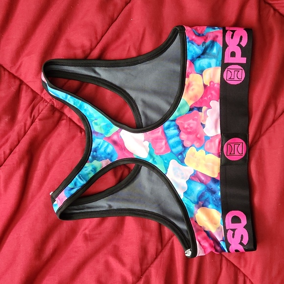 PSD Underwear Gummy Bears Sports Bra size Small NWOT - Picture 2 of 4